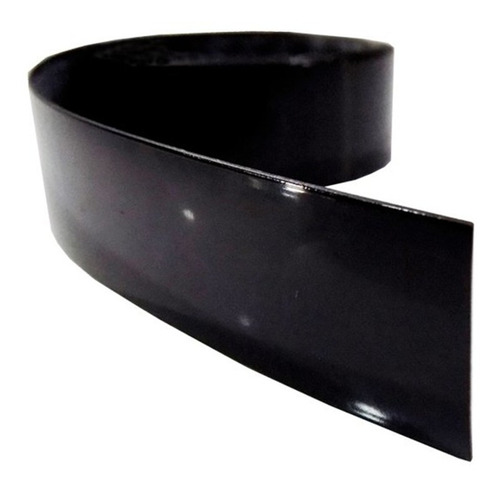 Tapa Canto Negro Alto Brillo 23mm X 1mm Pvc Cocinas Y Closet