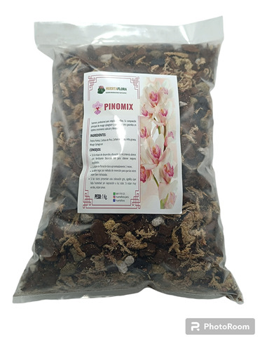 Pack - 3kg Sustrato Profesional Orquideas  Pinomix 