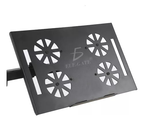 Soporte Doble Portátil Escritorio Pantalla Laptop 32 Pulgada Color Negro Ele-Gate HOLD.85