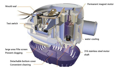 Bomba De Desidratação Automática Sumerg Dc12v/24v 600/750/11