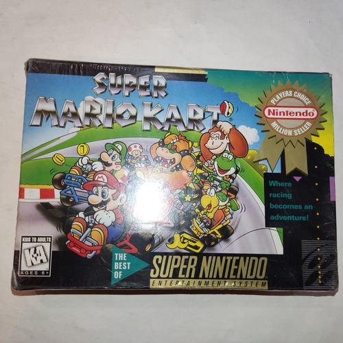 Snes New Mario Kart  Caja E Instructivo Super Nintendo Snes