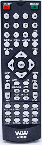 Controle Remoto Para Dvd Lenoxx