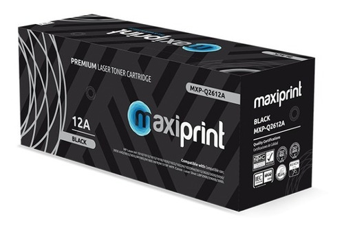 Toner Maxiprint Mxp-q2612a/mxp-fx-104/fx-9 Negro