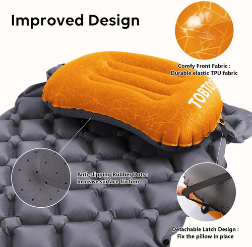 Almohada Inflable Para Almohada Para Acampar Para Acampar Pa