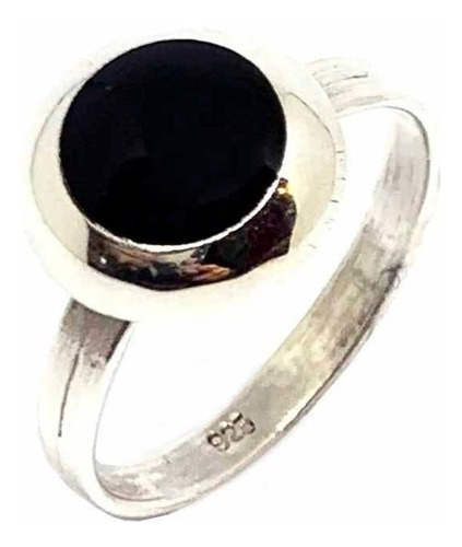 Anillo De Plata Y Onix