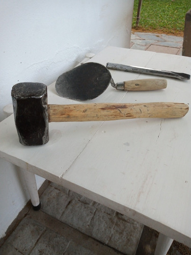 Kit De Herramientas: Cuchara, Maza Y Cortafrío