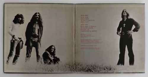 Black Sabbath Paranoid Vinilo Lp Usa 1970s Gatefold Estándar (Usado)