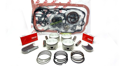 Imagem 1 de 2 de Kit Motor Pistão Anel Bronzina Junta 2.0 16v Flex Pajero Tr4