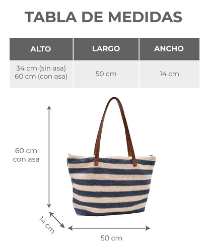 Bolsa De Playa De Rayas Amplia Y Cómoda