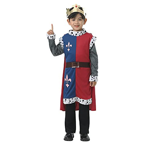 Disfraz De Rey Medieval, Disfraz De Halloween Niños Fi...