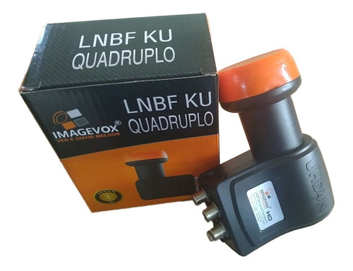 Imagem 5 de 8 de Lnb Universal Quadruplo Banda Ku Lnbf 4 Saídas Full Hd 4k