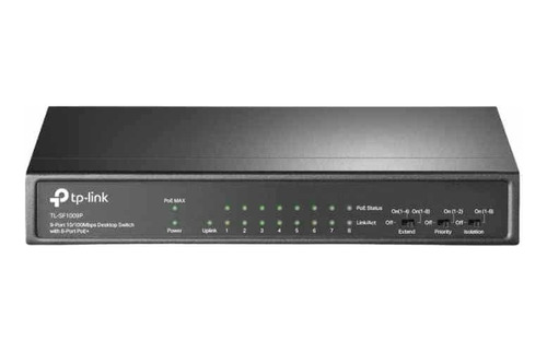 Switch De Mesa Fast Ethernet Poe + 8 Portas 65w Tp-link Pro