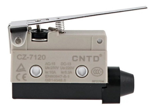 Cz-7120 Cntd Interruptor Limite 1nc+1no Palanca Bisagra Larg