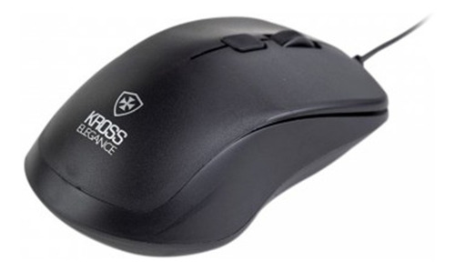 Mouse Óptico Usb Kross Elegance 1000dpi Ke-m095 - Preto