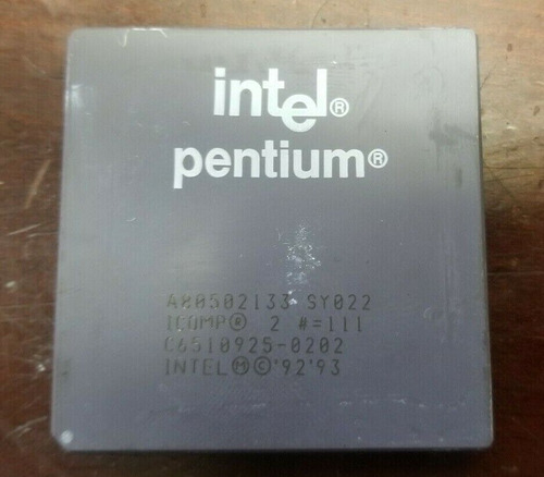 Intel Sy022 Pentium 133mhz Vintage Ceramic Cpu Processor Ttq