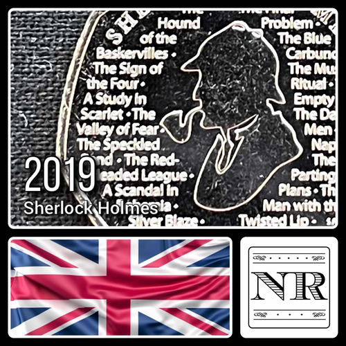 Inglaterra - 50 Pence - Año 2019 - Sp #h52 - Holmes