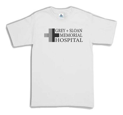 Playera Grey's Anatomy Memorial Hospital Logo Hombre Mujer