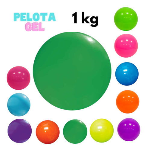 Pelota Gel 1 Kg Peso Ejercicio Pilates Yoga Balon Crrossfit