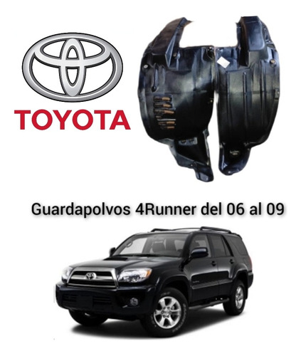 Guardabarros Ambos 4runner 2006, 2007, 2008, 2009