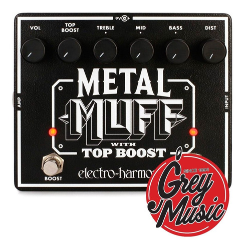 Pedal Electro Harmonix 140276 Metal Muff With Top Boost