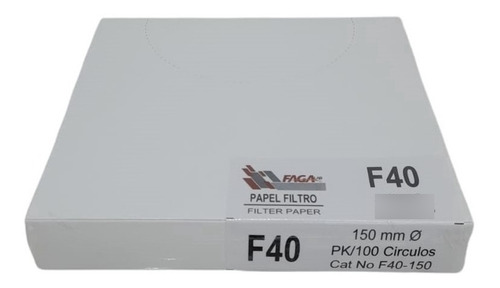 Papel Filtro Cuantitativo C/100 Fagalab F40-150