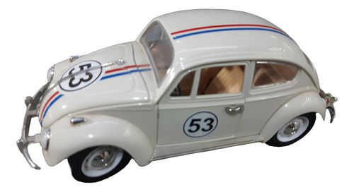 Volkswagen Beetle Herbie 1/18 Blanco