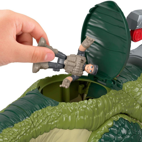 Imagem 5 de 10 de Imaginext Dinossauro T-rex Mordida Feroz Mattel Fisher-price