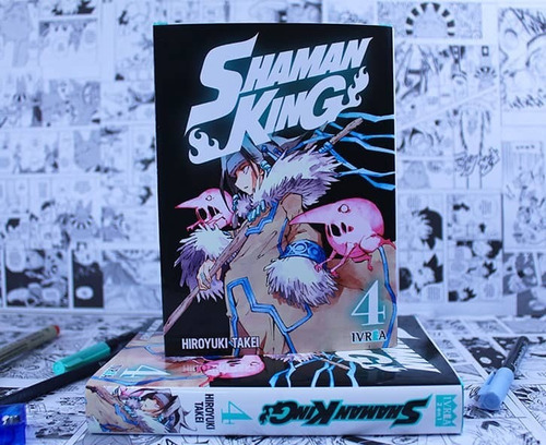 Manga Shaman King Vol. 4 Editorial Ivrea (tomo Doble)