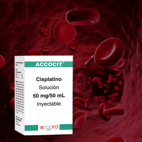 Accocit Cisplatino 50 Mg / 50 Ml Inyectable Accord Farma