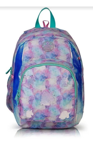 Divina Mochila Xtrem Impact Kids Unicornio Primaria Escolar