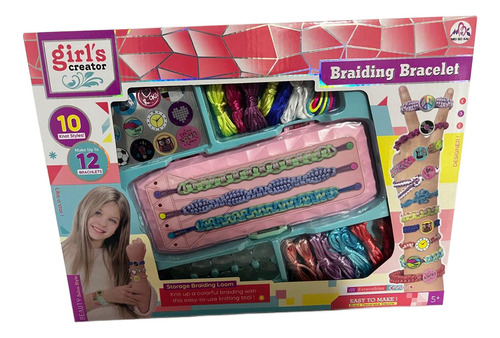 Juguete Kit De Accesorios Para Crear Pulseras De Niñas