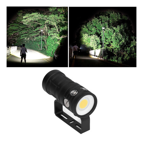 Linterna De Buceo Cob Led, 100 M, Impermeable, Antorcha Subm