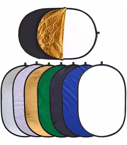 Flex Reflector Luz Flash 7 Colores En 1  100cm* 150cm