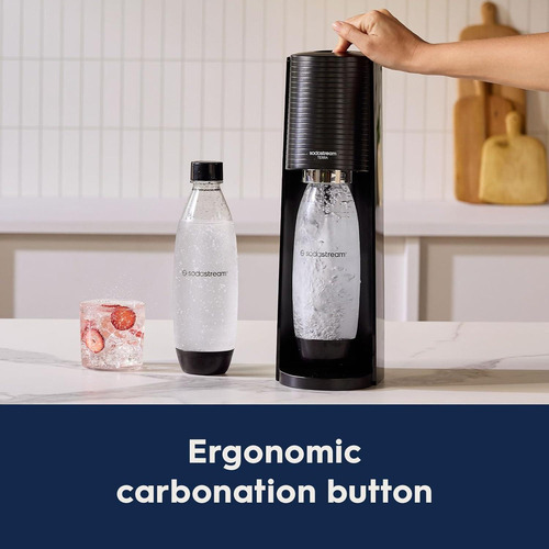 Fabricador De Agua Espumosa Sodastream Terra Negro + 3 Co2