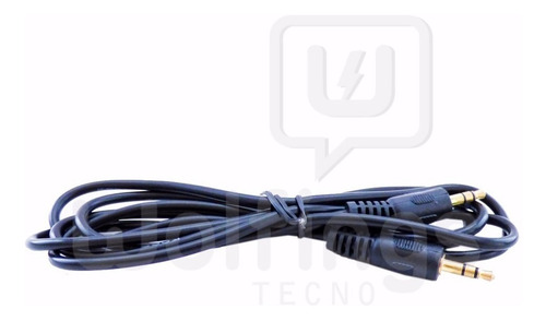 Imagen 6 de 6 de Cable Auxiliar Mini Plug 3.5 Mm. Macho 1,5 Metros Audio