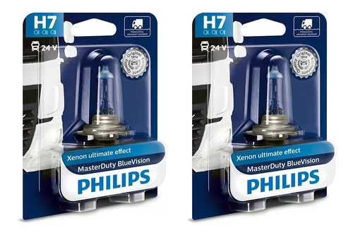 Bombillas H7 24V Luz blanca Master Duty 70W 13972MDBVS2 - Philips Automoción