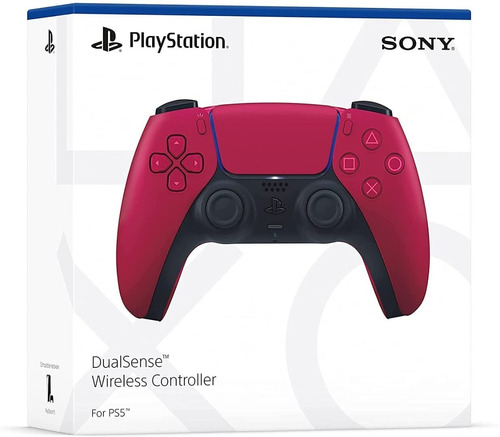Controle Sem Fio Sony Playstation 5 Dualsense Cosmic Red
