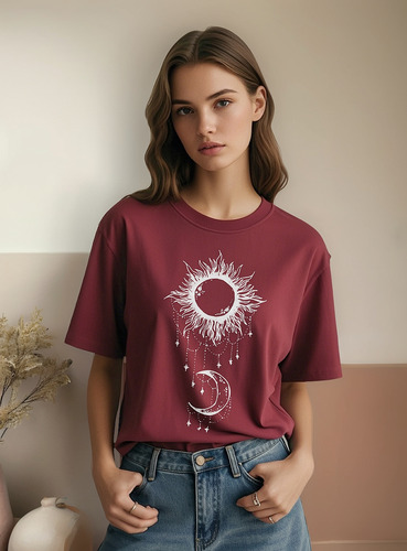 Playera Confort Mujer Camiseta Manga Corta Camiseta Deporte