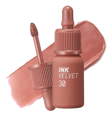 Peripera Ink Velvet 4gr Tintas Labiales Coreanas Originales Color #30 Classic Nude