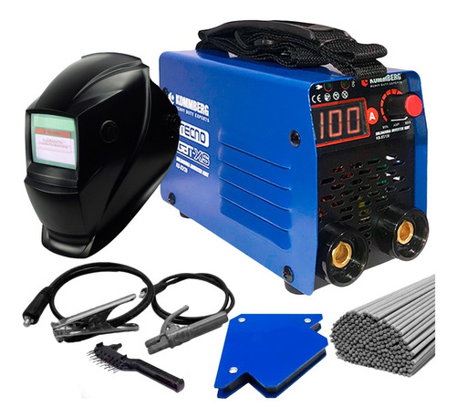 Imagen 1 de 9 de Oferta Soldadora Inverter Kommberg + Digital + Masc + Esc