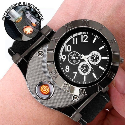 Reloj Encendedor Electronico Recargable Usb Con Sensor