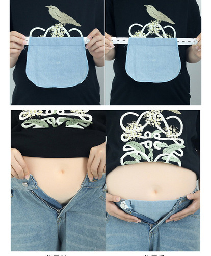 Wj- Pantalone Maternidad Extensor Cintura Ajustable Con