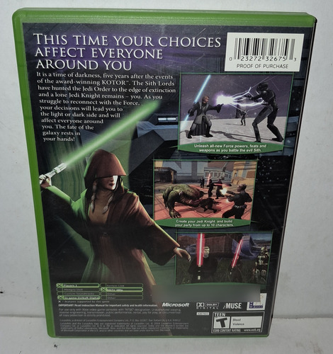 Star Wars Knights Of The Old Republic Ii 2 Xbox + Completo + (Usado)