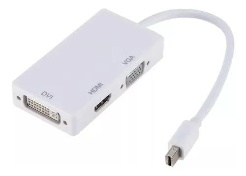 comprar Adaptador Mini Displayport Hdmi Vga Dvi Para Mac Thunderbolt