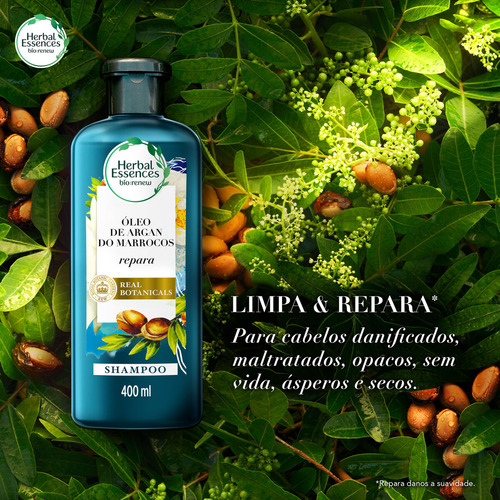 Shampoo Bio Renew Óleo De Argan 400ml Herbal Essences