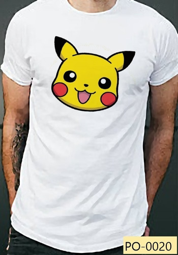 Aprox Mx Games Camiseta Ash y Pikachu Pokemon,Manga Corta Negra 49cm/62cm Talla: TallaXS Unisex Ancho/Largo 