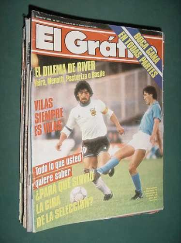 Revista Grafico 3469 Maradona Vilas River Boca Seleccion