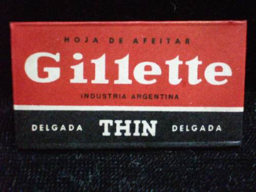 Imagen 4 de 5 de Antigua Hoja De Afeitar Gillette Thin