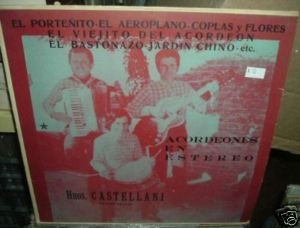 Hermanos Castellani Acordeones En Estereo Vinilo Argentino