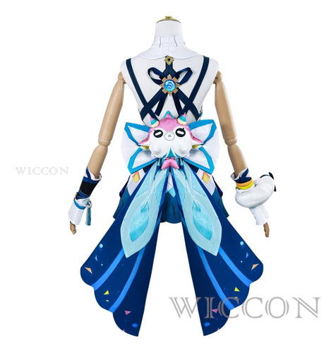 Peluca Para Cosplay De Costume Impact, Uniforme De Mualani G